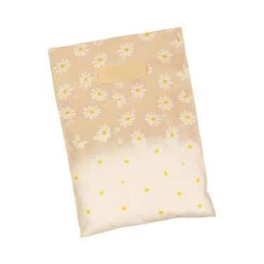 Imagem de Sacolas Plásticas Com Estampa De Margaridas, Pacote Com 100 Peças Para