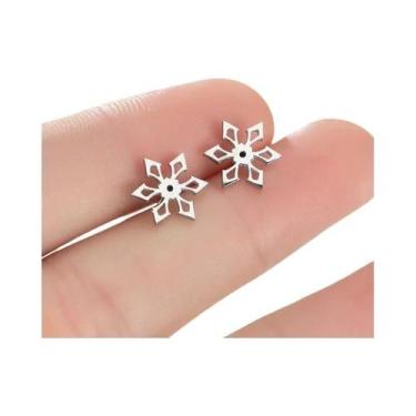 Imagem de Brincos De Aço Inoxidável Mini Para Mulheres, Joias Em Formato De Chav