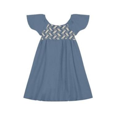 Imagem de Vestido infantil menina com bordado Mundi-Feminino