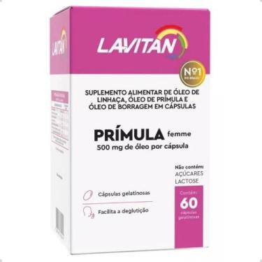 Imagem de Óleo de Primula Femme 500mg 60 Capsulas Lavitan, Natural
