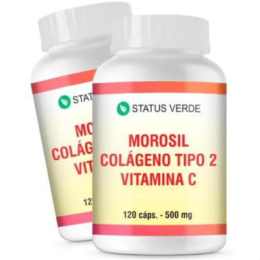 Imagem de 2 Potes Extrato Laranja Moro com Colágeno e Vitamina C Kit 240 Cáps - 