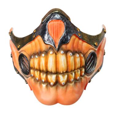 Imagem de Festa de cosplay de Halloween com máscara de caveira Attack on Titan Resin