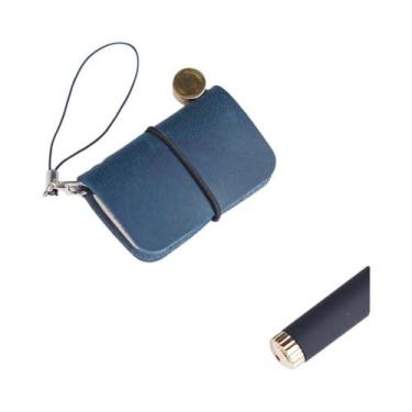 Imagem de Caderno De Viagem Ultra Mini Estilo Couro Retrô, 32 Folhas, 64 Páginas