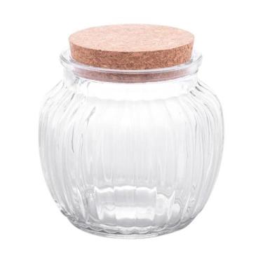 Imagem de Pote Lyor Classic de Vidro com Tampa de Rolha 600ml