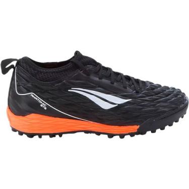 Imagem de Chuteira society penalty se7e locker xxi, Preto, Laranja, 44