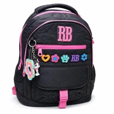 Imagem de Mochila Costas Feminina Rebecca Bonbon Confortável e Resistente Cor:Ro