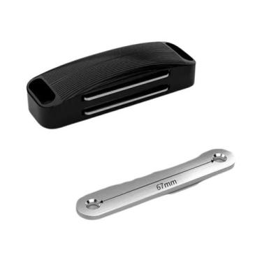 Imagem de Fechadura Magnética Forte Sem Furos Para Portas Deslizantes De Armário