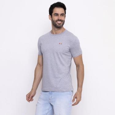 Imagem de Camiseta Industrie Básica Bordada Espanha Algodão Premium Masculina-Masculino
