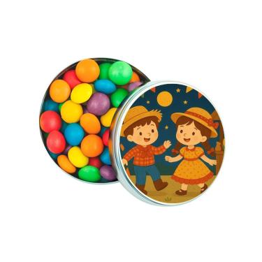 Imagem de Kit 30 Latinhas Lembrancinhas Festa Junina