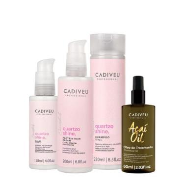 Imagem de Kit Cadiveu Professional Essentials Quartzo Shine Shampoo Pré-Shampoo 