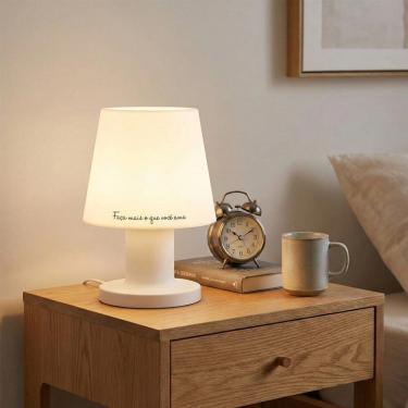 Imagem de Luminária Abajur De Mesa Pequena Faça Mais