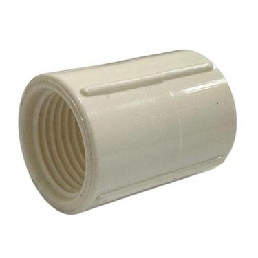 Imagem de Conexao Luva Pvc Branca 20mm 1/2" Rosca/ Rosca - Krona