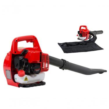 Imagem de Soprador Kawashima Kwb26n Lateral 25,4cc Sopra Aspira Tritura Com Kit Aspiração Veloc Max Ar 75,5m/s