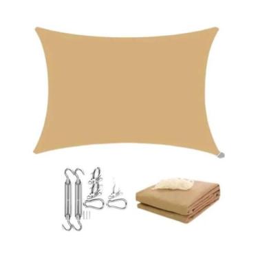 Imagem de Toldo Retangular Impermeável Para Jardim, Terraço, Carro E Piscina - L