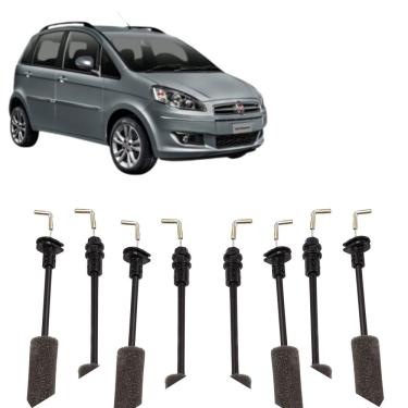 Imagem de Kit 4 Cabo de Acionamento da Fechadura da Porta Dianteira Direita para Idea Após 2006 com Comando da Tranca Fiat