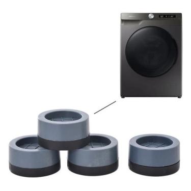 Imagem de Pé Nivelador Máquina de Lavar Pezinho de Geladeira Fogão 4pç - bigeter