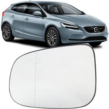 Imagem de Lente do Espelho Retrovisor V40 V60 S60 2012 a 2018 Direito - HD