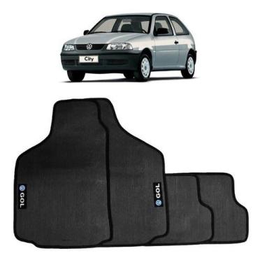 Imagem de Tapete automotivo Gol bola 1999/2000 borracha PVC - Tapecars