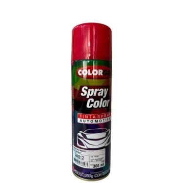 Imagem de Tinta automotiva spray colorgin cor vermelho massey 300ml