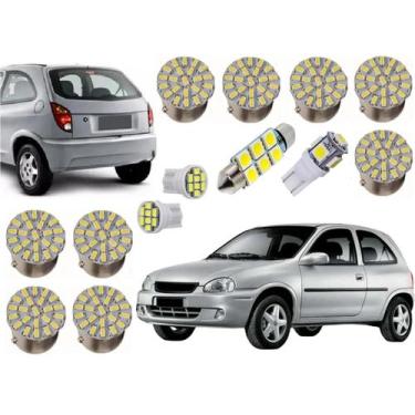 Imagem de Lâmpadas led celta 00 01 02 03 04 a 15 + teto e porta malas - VELOX TI