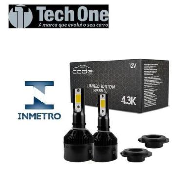 Imagem de Kit Super Led 4300K Code 12V  Farois Dianteiros  RENAULT KWID ANO  Alt