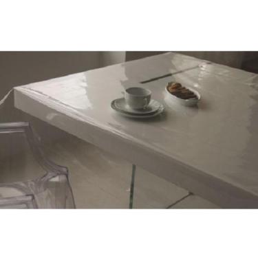 Imagem de Toalha Laminada Transparente 1,40 X 50 Metros Pvc Impermeável Rolo Par