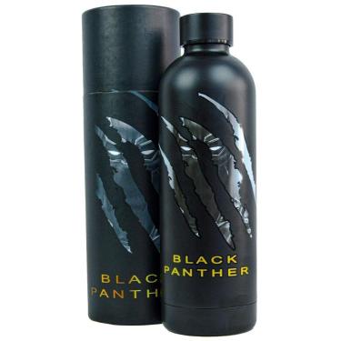 Imagem de Garrafa Térmica Inox 1 Litro Marvel Pantera Negra-Unissex