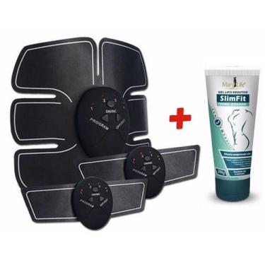 Imagem de Tonificador Muscular Elétrico Abdominal Braços Pernas + Gel Redutor - 