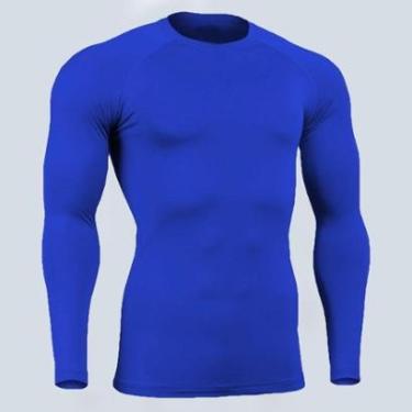 Imagem de Blusa Térmica Serra e Mar Segunda Pele Proteção UV Manga Longa Compressão Masculina-Mas...