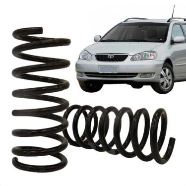 Imagem de Par Molas de Suspensão Amortecedor Traseiro Carro Toyota Corolla Field