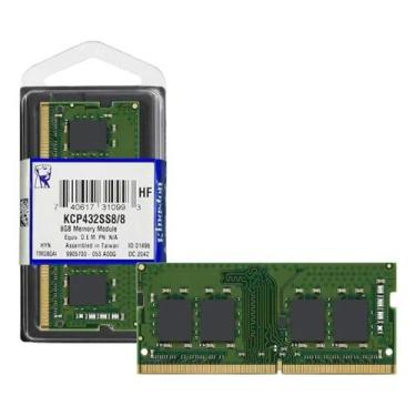 Imagem de Memória Ram Para Notebook 8GB Kingston DDR4 3200MHz 1.20V CL22 PC4 320