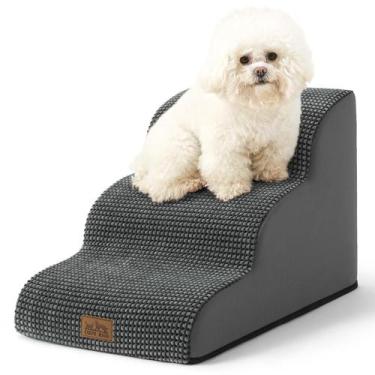 Imagem de Escada para Cães COZY KISS de Espuma Curvada 40 x 57 x 40 cm, 3 Degrau