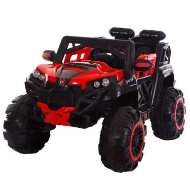 Imagem de Carrinho Elétrico Infantil Jipe Buggy 4x4 Com Controle Remoto Inbra, V