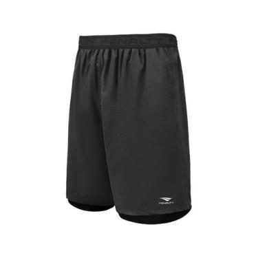 Imagem de Bermuda Masculina Penalty 3326089000 Energy 2 Em 1 S11 X, Preto, GG