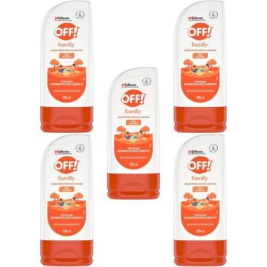 Imagem de Kit 5 Repelente De Insetos Off Family Loção 200ml, Off Family