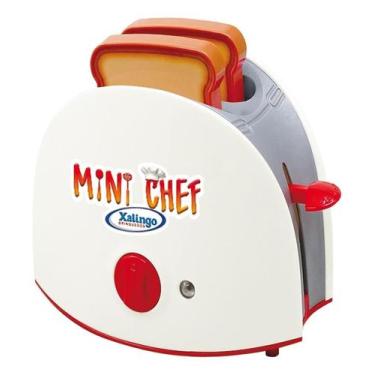 Imagem de Torradeira Infantil Com Som E Luz Mini Chef 3965 - Xalingo