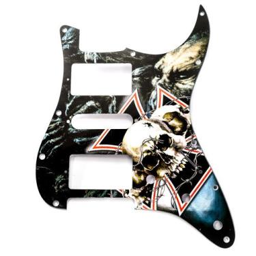 Imagem de Escudo Guitarra Am Strat HSH Caveiras Cruz Spirit 120-HS - SPIRIT GUIT