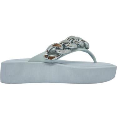 Imagem de Tamanco Feminino FlatForm Casual Dia a Dia com Corrente Petite Jolie P