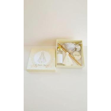 Imagem de Caixa Convite Artesanal Religiosa p/ Padrinhos - Congratulations Store