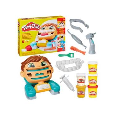 Imagem de Kit Massinha Play-Doh Dentista do Sorriso - Hasbro com Acessórios, Col