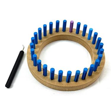 Imagem de Tear Circular diâmetro 13cm com 28 pinos Agulha