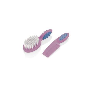 Imagem de Pente e Escova Para Cabelo Soft Touch Menina - Bb207
