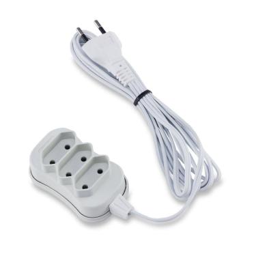 Imagem de Extensão Bipolar Slim 3 Metros Branco Force Line