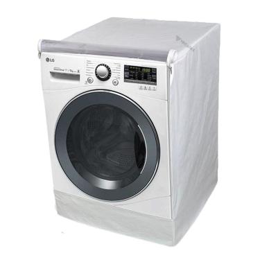 Imagem de Capa Lava e Seca LG 11kg Smart Care Prime Abertura Frontal Transparente Ziper Branca