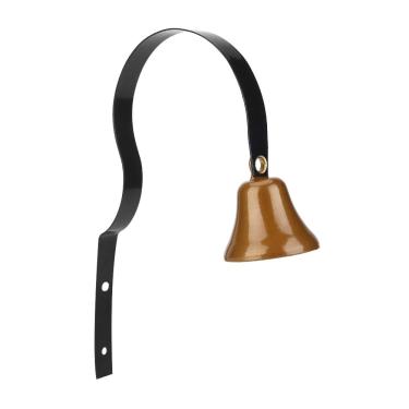 Imagem de Campainha antiga,campainha de loja, campainha de porta de lat?o tradicional, campainha de lojistas de metal montada na parede, campainha de treinamento de c?es, sinos funcionais de decora??o de