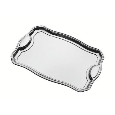 Imagem de Bandeja Classic Retangular Inox c/ Alças 42x29 Tramontina 