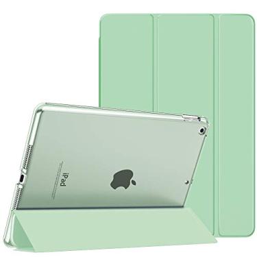 Imagem de MoKo Capa para iPad 10.2 iPad 9ª geração 2021/iPad 8ª geração 2020/iPad 7ª geração 2019, capa inteligente com suporte fino para iPad de 10,2 polegadas, despertar/hibernar automaticamente, verde