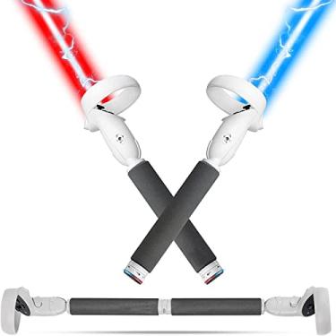 Imagem de Controlador VR alças de extensão de gamepad antiderrapante acessórios，Cabo de Extensão 2 em 1 para Controladores，Adequado para Quest 1/Quest 2/Rift S