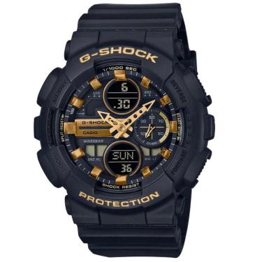 Imagem de Relógio Casio G-Shock Feminino Preto Dourado Gma-S140m-1Adr