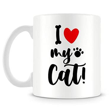 Imagem de Caneca Personalizada I Love My Cat